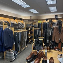 Milbern Clothing Company - Small selection of their clothing in the store.