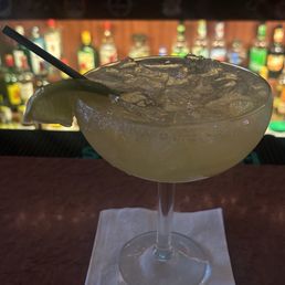 Lime margarita. So good and so strong.