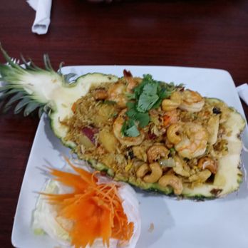 Simply Asian Fusion - Pineapple fried rice with cashews shrimp and chicken delicious - Asian Fusion Near Me - Rogers, Arkansas Simply Asian Fusion - Pineapple fried rice with cashews shrimp and chicken delicious - Asian Fusion Near Me - Rogers, Arkansas