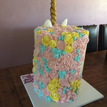 The Makery Cake - Back of the unicorn cake-beautiful craftsmanship! - Bakeries Near Me - Centennial, Colorado