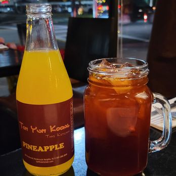 Tom Yum Koong Thai Kitchen - Pineapple Soda and Mango Iced Tea - Thai Near Me - Hasbrouck Heights, New Jersey Tom Yum Koong Thai Kitchen - Pineapple Soda and Mango Iced Tea - Thai Near Me - Hasbrouck Heights, New Jersey