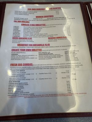 Menu photo 4 Circle Diner Fairfield, CT
