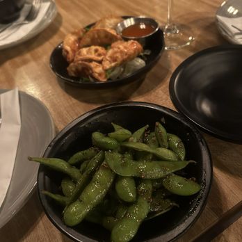 Soo Raa Thai - Garlic Edamame and Pot Stickers - Thai Near Me - North Hollywood, California Soo Raa Thai - Garlic Edamame and Pot Stickers - Thai Near Me - North Hollywood, California