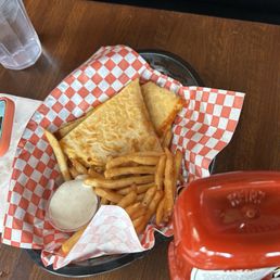 Kids Cheese Quesadilla w/ Fries- 8.95