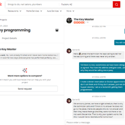 The Key Master - Text conversation