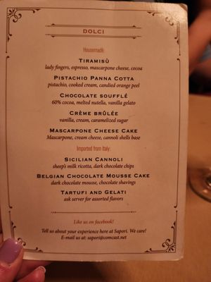 Menu photo 4 Sapori Trattoria Collingswood, NJ