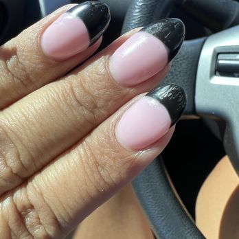 Palace Nail Lounge Gilbert - Low quality manicure with brushstrokes - Nail Salons Near Me - Mesa, Arizona Palace Nail Lounge Gilbert - Low quality manicure with brushstrokes - Nail Salons Near Me - Mesa, Arizona