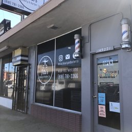 This is the totally remodeled storefront for the salon. This is the totally remodeled storefront for the salon.