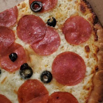 Domino's Pizza - a pepperoni and olive pizza - Pizza Near Me - Ewa Beach, Hawaii
