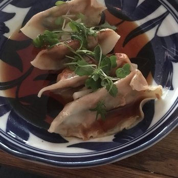 Community Tavern - Chicken and kimchi dumplings - $7 - New American Near Me - Chicago, Illinois Community Tavern - Chicken and kimchi dumplings - $7 - New American Near Me - Chicago, Illinois