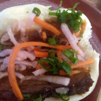 Star Noodle - close up of pork belly buns - Asian Fusion Near Me - Lahaina, Hawaii Star Noodle - close up of pork belly buns - Asian Fusion Near Me - Lahaina, Hawaii