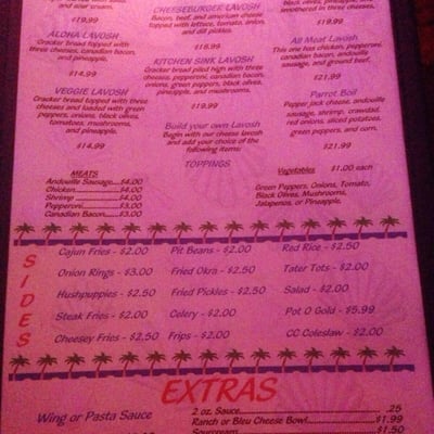 Menu photo 8 Parrot's Cay Tavern Grand Forks, ND Menu photo 8 Parrot's Cay Tavern Grand Forks, ND