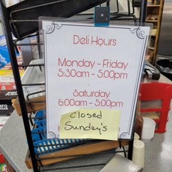 Broadway Express - Hours... breakfast ends at 10:00am.