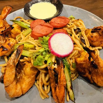 OMELI Kitchen - Cajun Tiger Prawn Garlic Noodles - Vietnamese Near Me - Fullerton, California OMELI Kitchen - Cajun Tiger Prawn Garlic Noodles - Vietnamese Near Me - Fullerton, California