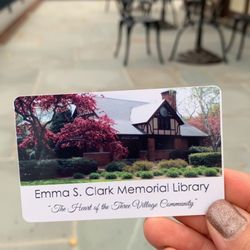 Emma S Clark Memorial Library - One of three options for your Emma Clark Library Card
