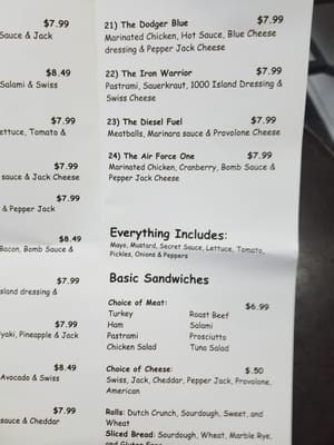 Menu photo 6 The Sandwich Spot Simi Valley, CA Menu photo 6 The Sandwich Spot Simi Valley, CA