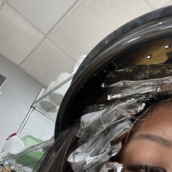 US Hair & Nails - process of my hair getting done - Nail Salons Near Me - San Jose, California US Hair & Nails - process of my hair getting done - Nail Salons Near Me - San Jose, California