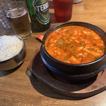 Jin Cook - Spicy Tofu Soup(Soon Dubu) - Korean Near Me - Glendale, California