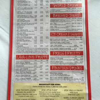 Island Lava Java - Breakfast menu part 2 - American Near Me - Kailua Kona, Hawaii Island Lava Java - Breakfast menu part 2 - American Near Me - Kailua Kona, Hawaii