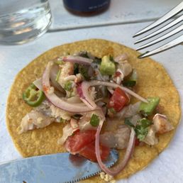 Lobster salad - served with crisp tortillas Lobster salad - served with crisp tortillas