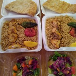 Bamika Kabab - Chicken Kabab Platter, usually $24.99 each. I got a BOGOF deal on UberEats (so $24.99 for 2 platters).