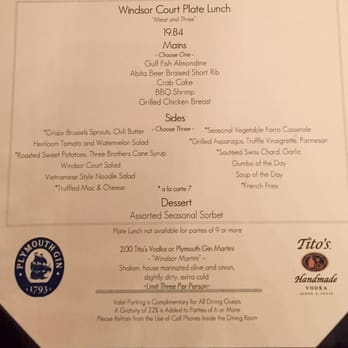 The Grill Room - $19.84 LUNCH WITH $2 MARTINIS. This is a great deal and obviously kept on the DL. - New American Near Me - New Orleans, Louisiana