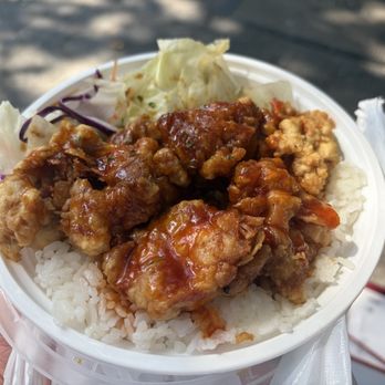 Lululala - Fried Chicken over Rice (Small) - Korean Near Me - New York, New York Lululala - Fried Chicken over Rice (Small) - Korean Near Me - New York, New York