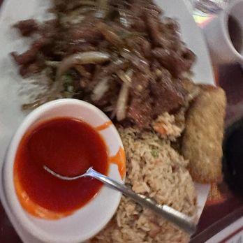 Pagoda Restaurant - Combination meal Mongolian beef - Chinese Near Me - North Pole, Alaska