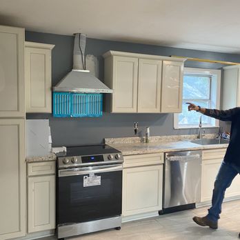 At Your Service - Fresh Kitchen including new cabinets, new appliances and new flooring! - Handyman Near Me - Mandeville, Louisiana