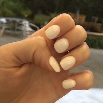 Luxe Nails - SNS nails color- alpine snow and funny bunny by Emily! - Nail Salons Near Me - Wilmington, North Carolina