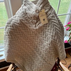 Guaranteed Irish - Aran Traditions knitted cape