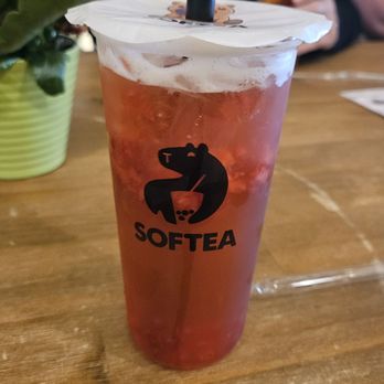 Softea - Strawberry Jasmine Fruitea - Bubble Tea Near Me - Vancouver, Washington