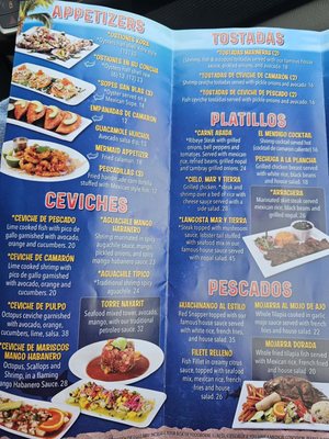 Menu photo 1 Marisqueria Nayarit North Charleston, SC Menu photo 1 Marisqueria Nayarit North Charleston, SC