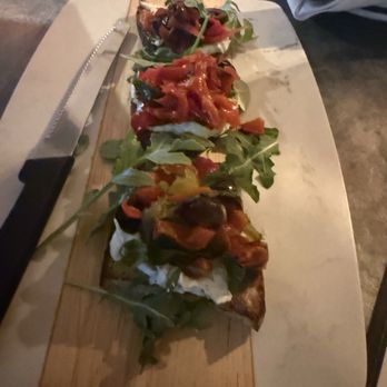 Pasta Beach - Roasted Red Pepper Bruschetta - Italian Near Me - Newport, Rhode Island Pasta Beach - Roasted Red Pepper Bruschetta - Italian Near Me - Newport, Rhode Island