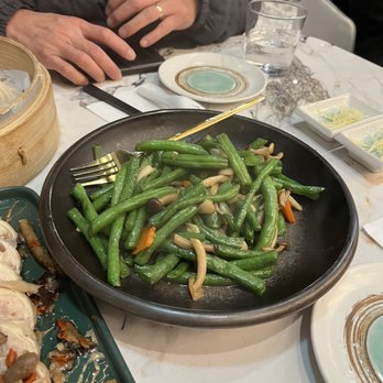 Supreme Dumplings - Stir Fried Seasonal Greens with Garlic - Shanghainese Near Me - Bellevue, Washington Supreme Dumplings - Stir Fried Seasonal Greens with Garlic - Shanghainese Near Me - Bellevue, Washington