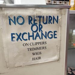 Abs Beauty Supply - No return or exchange on clipper, trimmers, wigs & hair