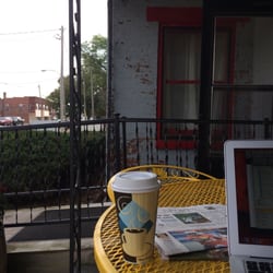 Country Morning Coffee - Outdoor seating at Country Morning Coffee.