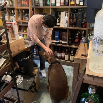 First Avenue Vintner - a man petting a dog - Beer, Wine & Spirits Near Me - New York, New York First Avenue Vintner - a man petting a dog - Beer, Wine & Spirits Near Me - New York, New York