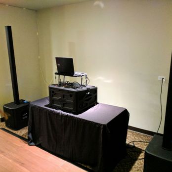 Anderson Entertainment - a sound system in the corner of a room - DJs Near Me