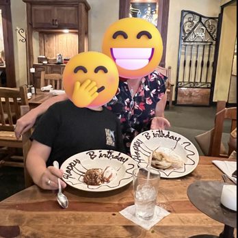 Reata - They wrote happy birthday out to our 2 birthday people - New American Near Me - Fort Worth, Texas Reata - They wrote happy birthday out to our 2 birthday people - New American Near Me - Fort Worth, Texas