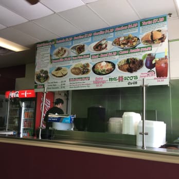 Mexico's Grill - Photo of grill area with menu - Mexican Near Me - Cocoa Beach, Florida