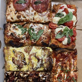 Pizza Collective - $33 for six slices. Calabrese, Parmigiana, Tricolor, Carbonara, Sofisticata, Chicken BBQ. - Pizza Near Me - New York, New York Pizza Collective - $33 for six slices. Calabrese, Parmigiana, Tricolor, Carbonara, Sofisticata, Chicken BBQ. - Pizza Near Me - New York, New York