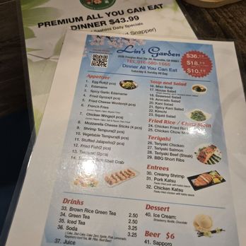 Lin's Garden - Menu - Japanese Near Me - Roseville, California Lin's Garden - Menu - Japanese Near Me - Roseville, California