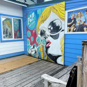 Pop Brothers - Mural right outside the parking area - Ice Cream & Frozen Yogurt Near Me - Gulfport, Mississippi Pop Brothers - Mural right outside the parking area - Ice Cream & Frozen Yogurt Near Me - Gulfport, Mississippi