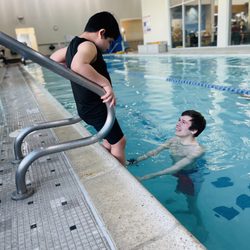 Waterworks Swim School Alhambra - My boy is autistic! And he is getting confident little by little. Coach Avery is the sweetest guy who is helping my little one.