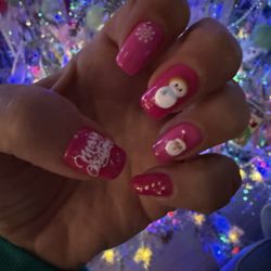 Cinderella Nail Spa - Christmas nails