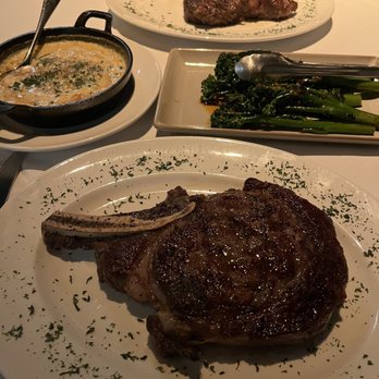 MRBL - Bone in aged ribeye with spicy cream corn and broccolini - Steakhouses Near Me - Bellevue, Kentucky MRBL - Bone in aged ribeye with spicy cream corn and broccolini - Steakhouses Near Me - Bellevue, Kentucky