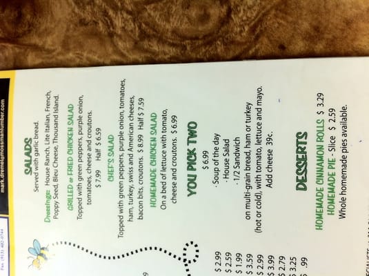 Menu photo 2 Miss B's Cafe' Louisburg, KS Menu photo 2 Miss B's Cafe' Louisburg, KS