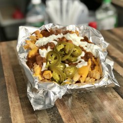 Pahokee O's Shaved Ice - Loaded Fries $6