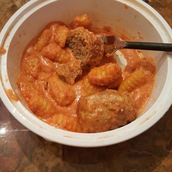 Don Rigatoni - Gnocchi with meatballs and princepesa sauce - Italian Near Me - Tampa, Florida